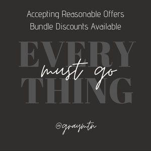 MAKE AN OFFER / Closet Clearout